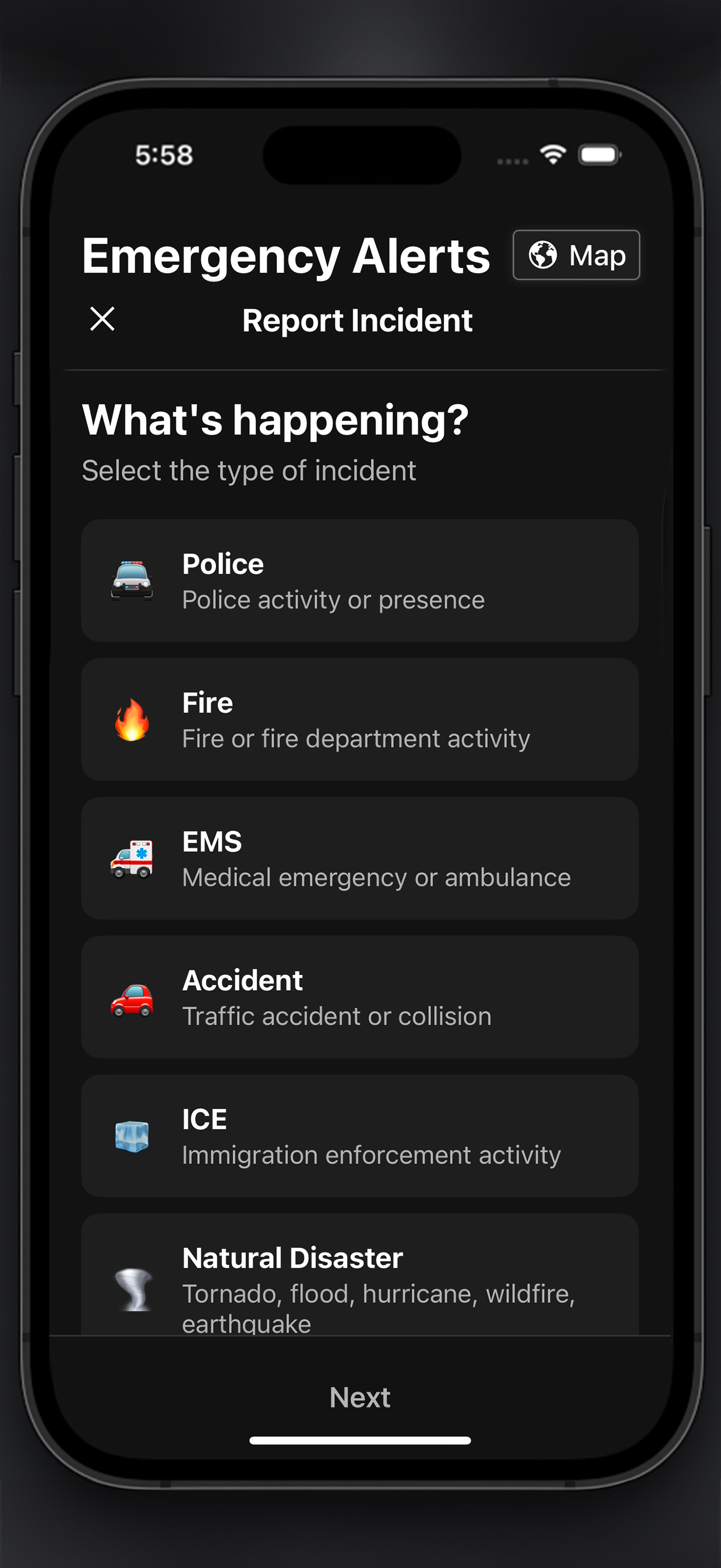 Community Alerts and local emergency notifications